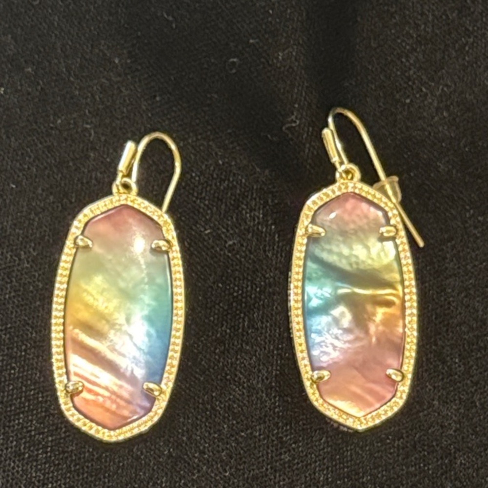 Kendra Scott Gold Iridescent Earrings